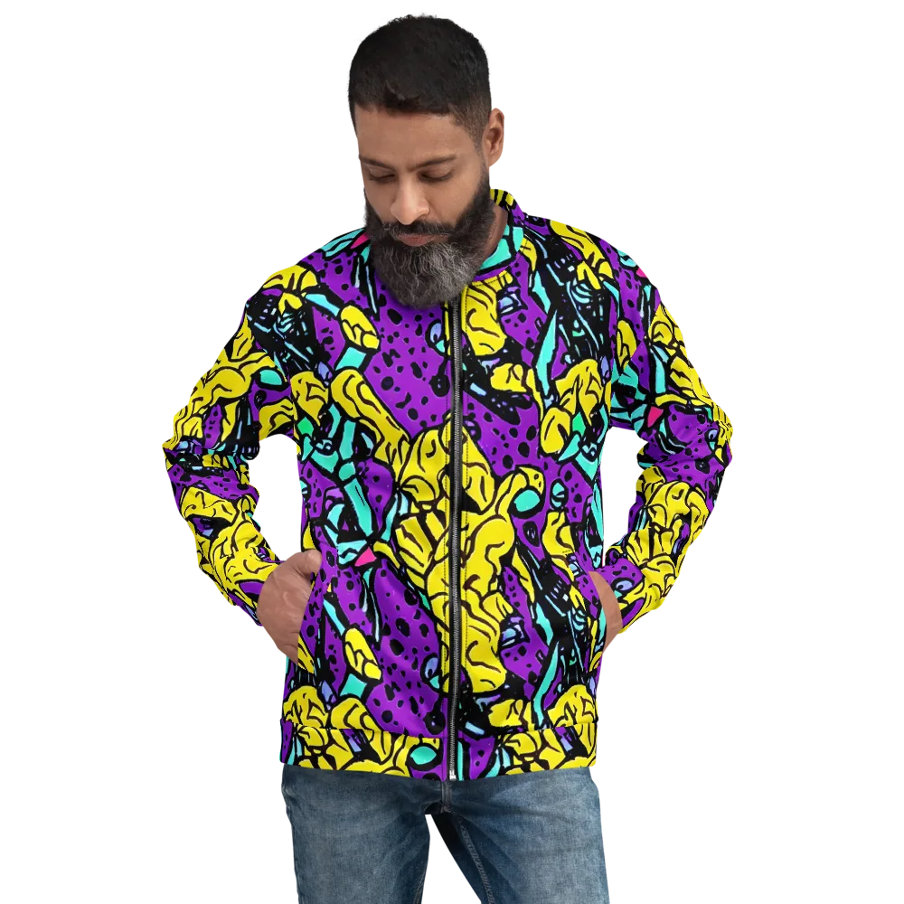 Wild Prism on Bomber Jacket — Front