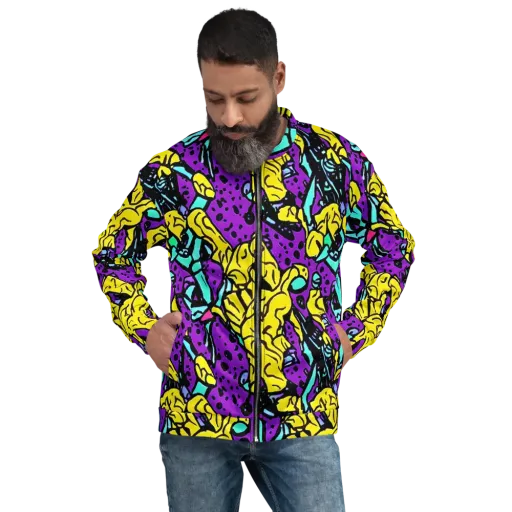 Wild Prism on a Bomber Jacket