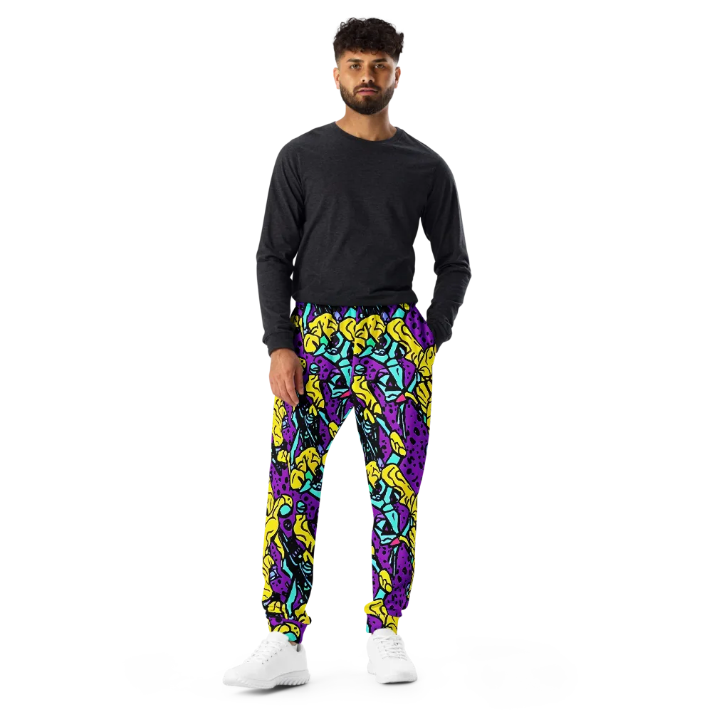 Wild Prism on Men's Joggers — Front