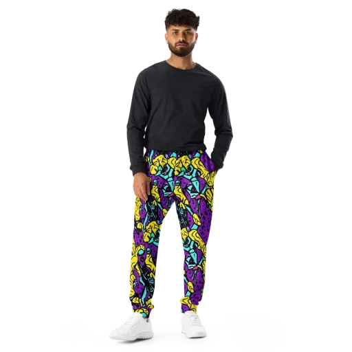 Wild Prism on a Men's Joggers