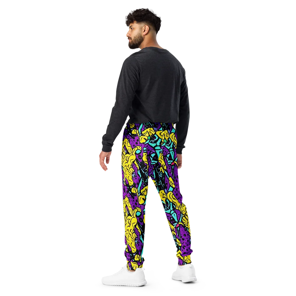 Wild Prism on Men's Joggers — Back
