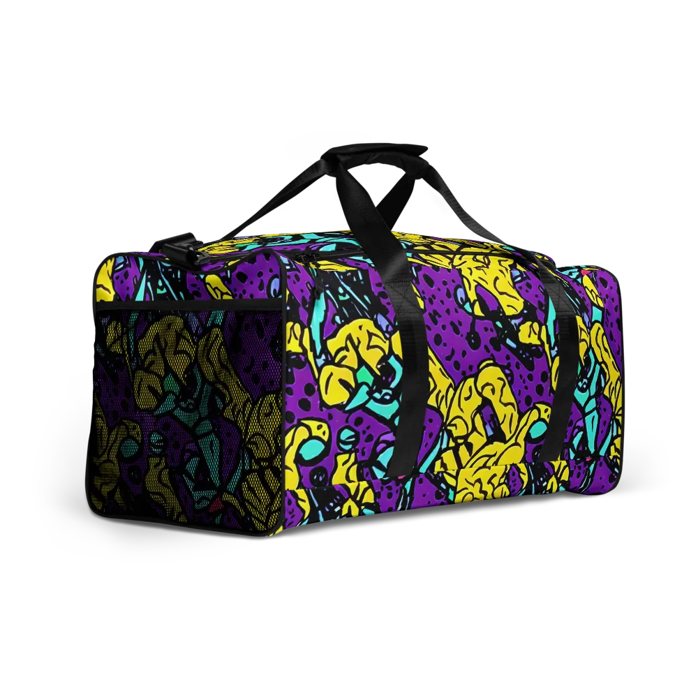 Wild Prism on Duffle Bag — Right Front