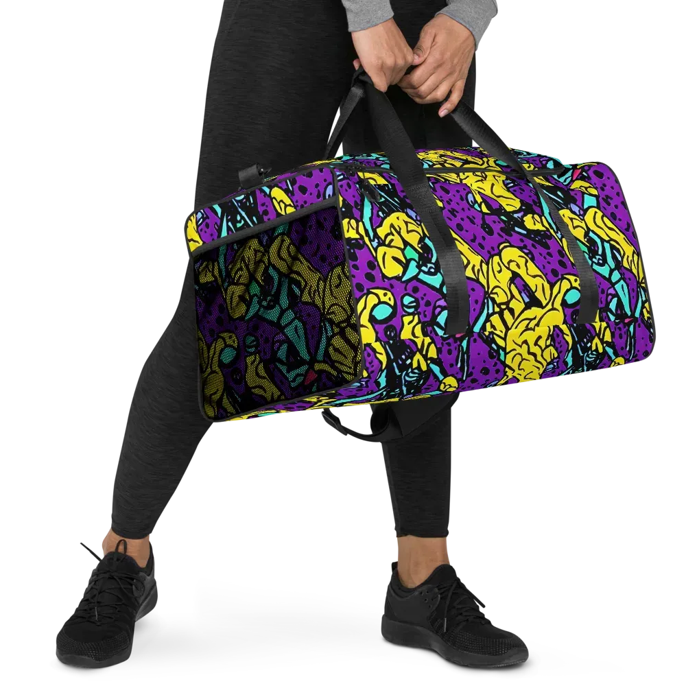 Wild Prism on Duffle Bag — Right Front