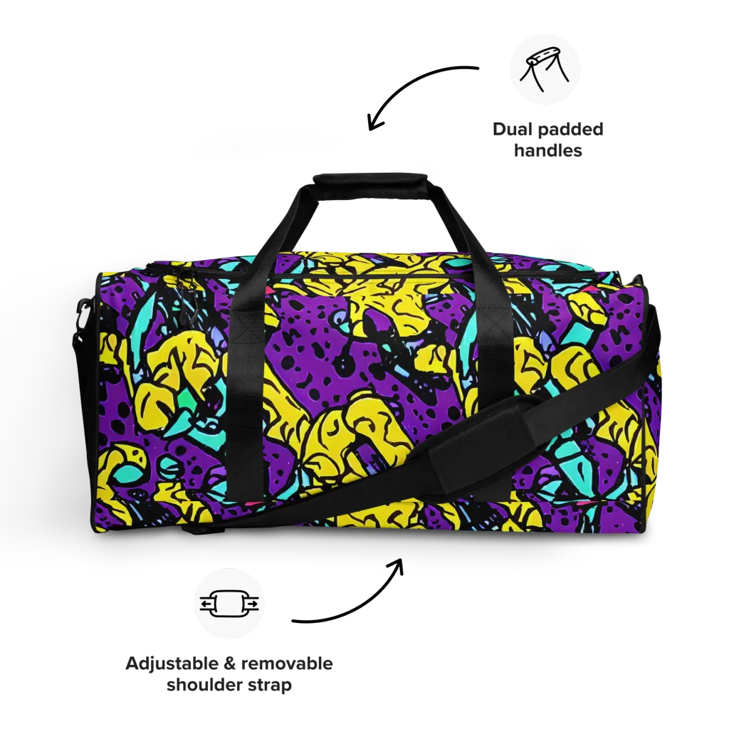 Wild Prism on Duffle Bag — Front