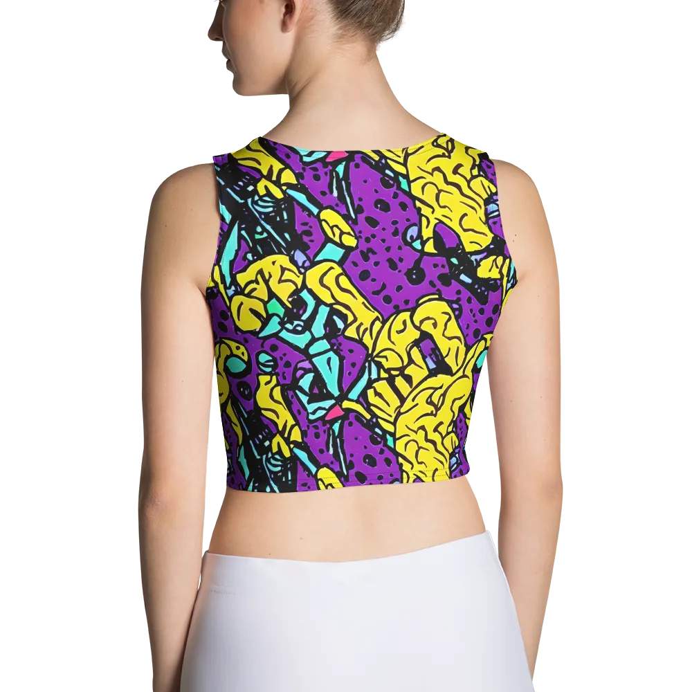 Wild Prism on Crop Top — Back