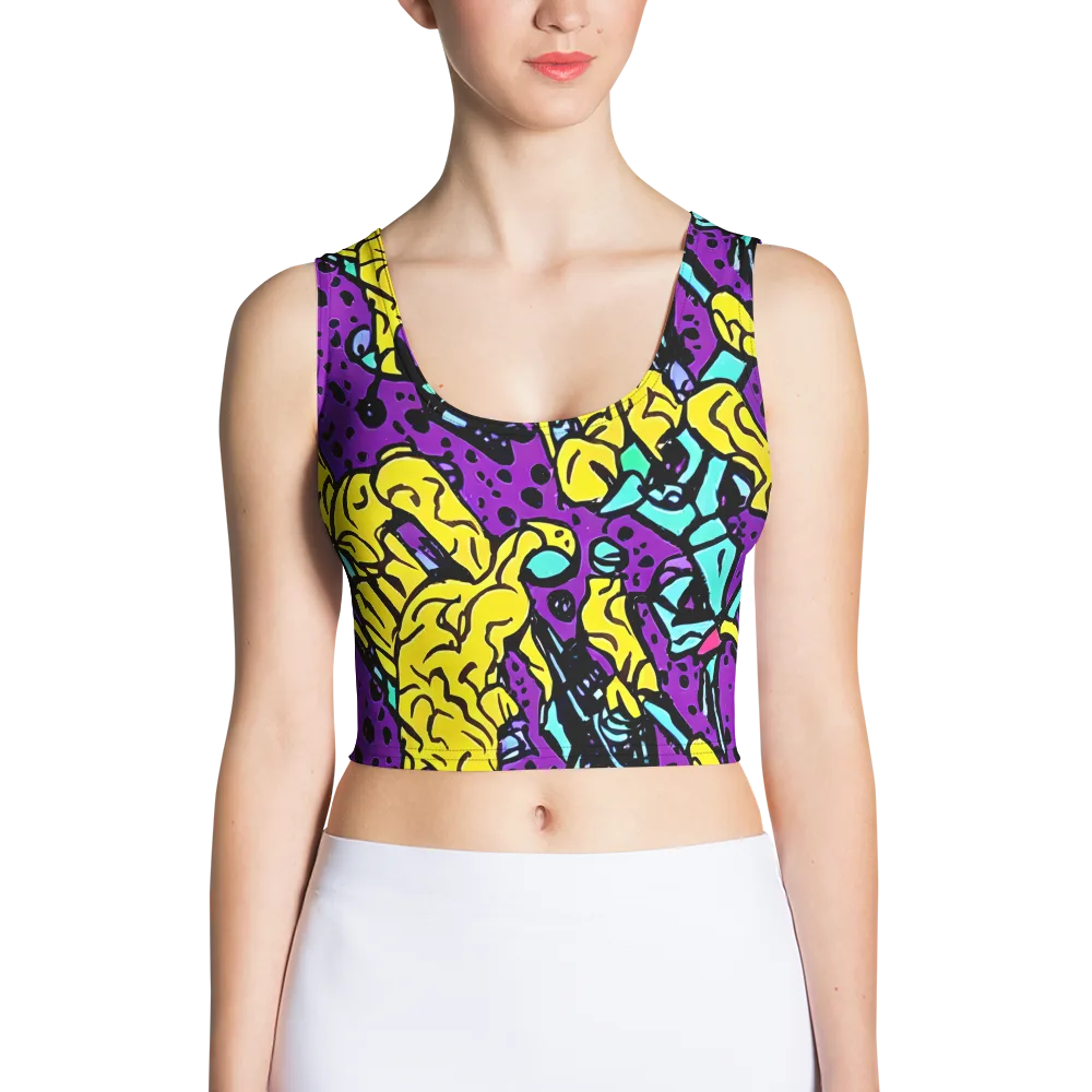 Wild Prism on Crop Top — Front