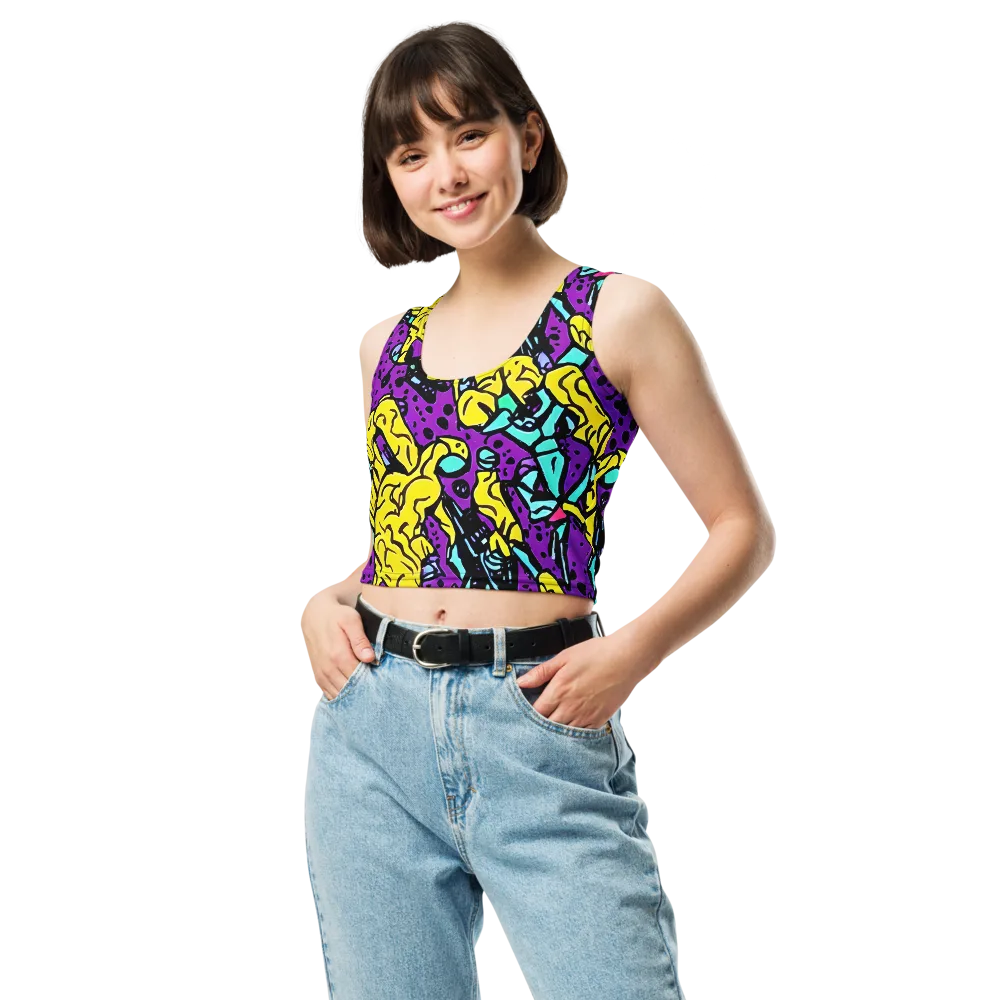 Wild Prism on Crop Top — Front