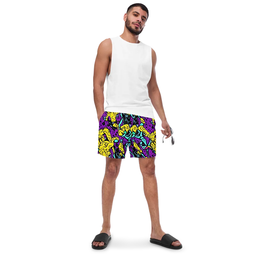 Wild Prism on Swim Trunks — Front