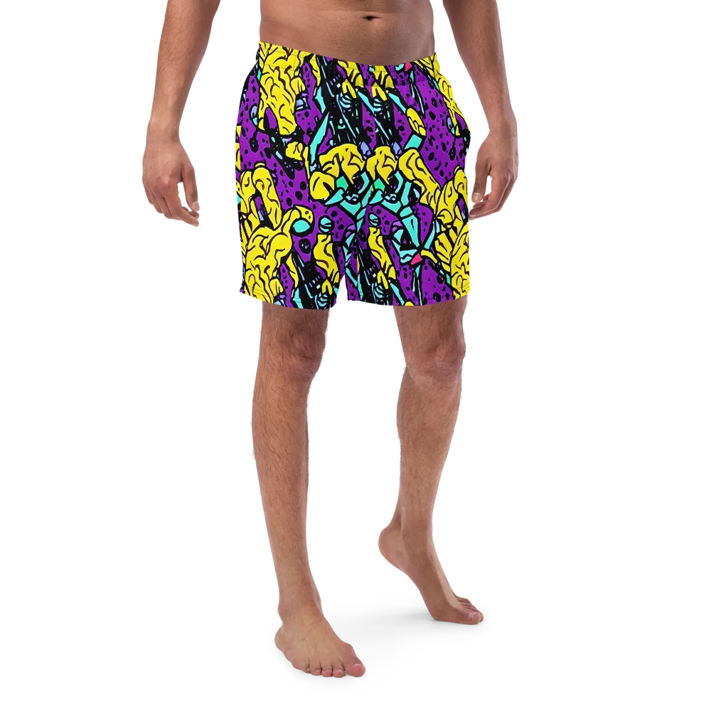 Wild Prism on Swim Trunks — Front