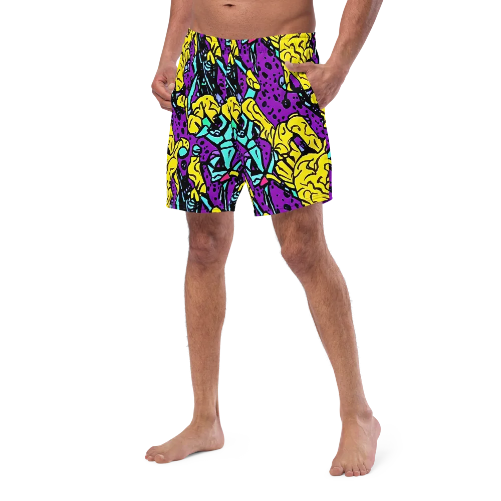 Wild Prism on Swim Trunks — Left Front