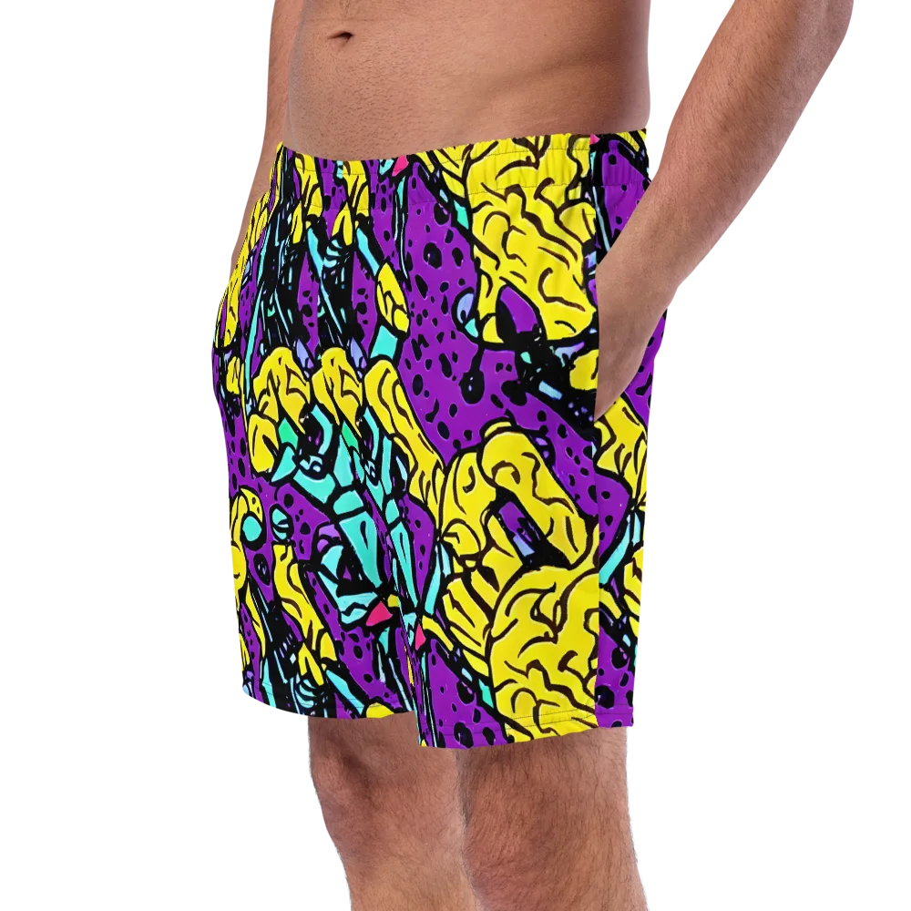 Wild Prism on Swim Trunks — Left Front