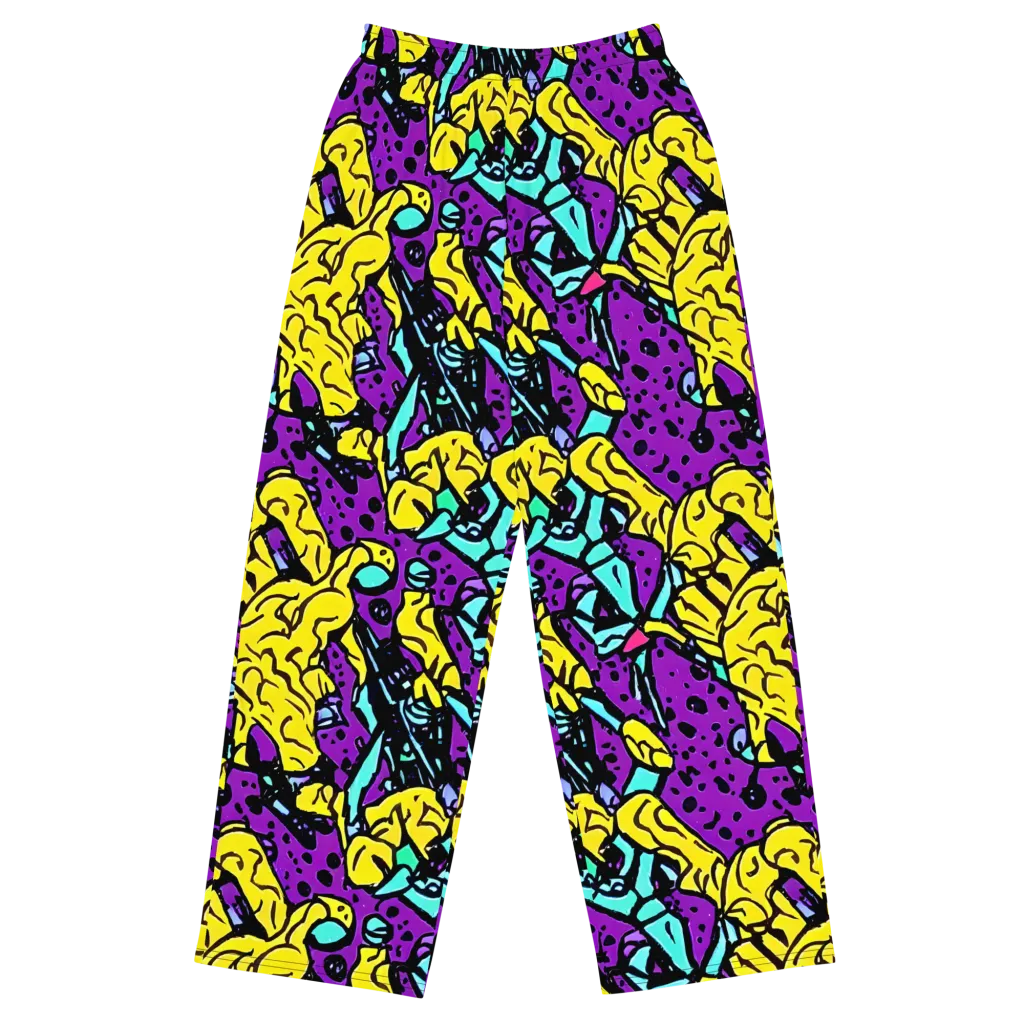Wild Prism on Wide-Leg Pants — Front