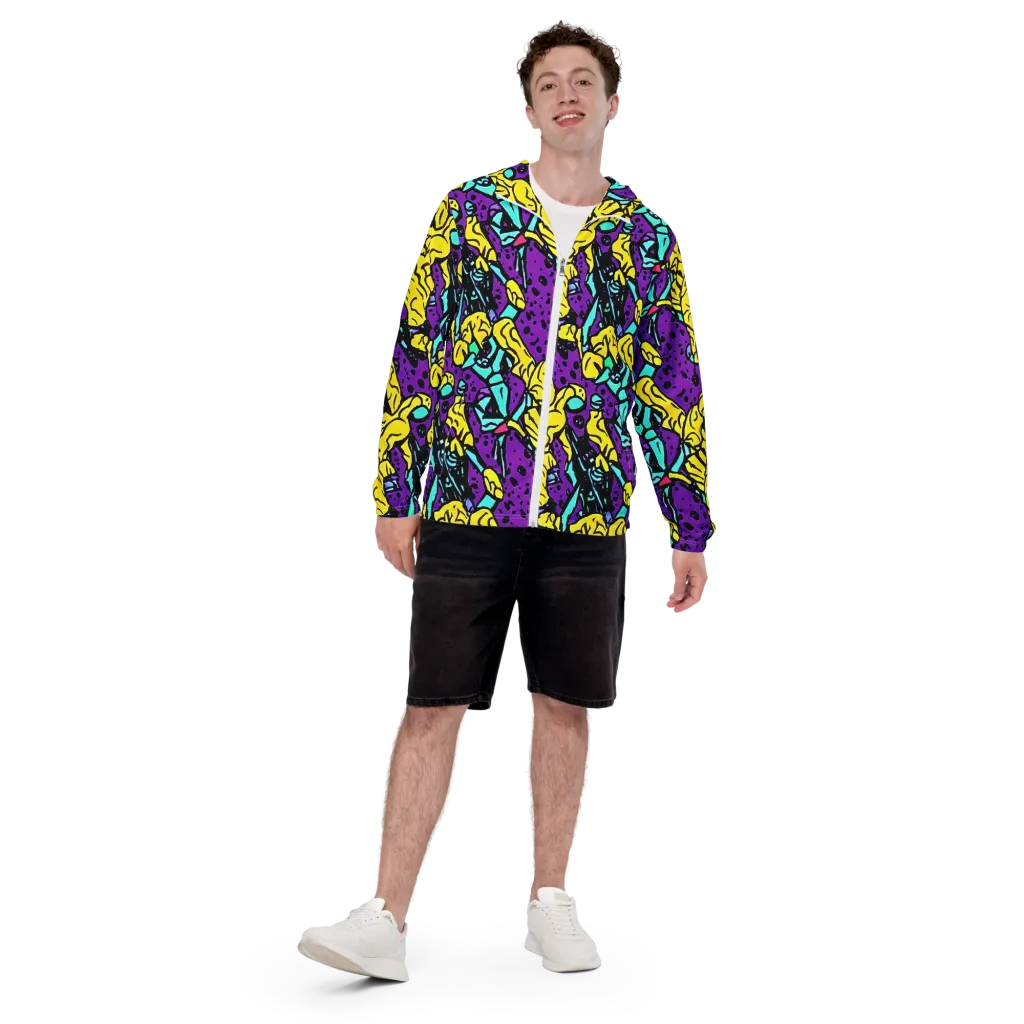 Wild Prism on Men's Windbreaker — Front