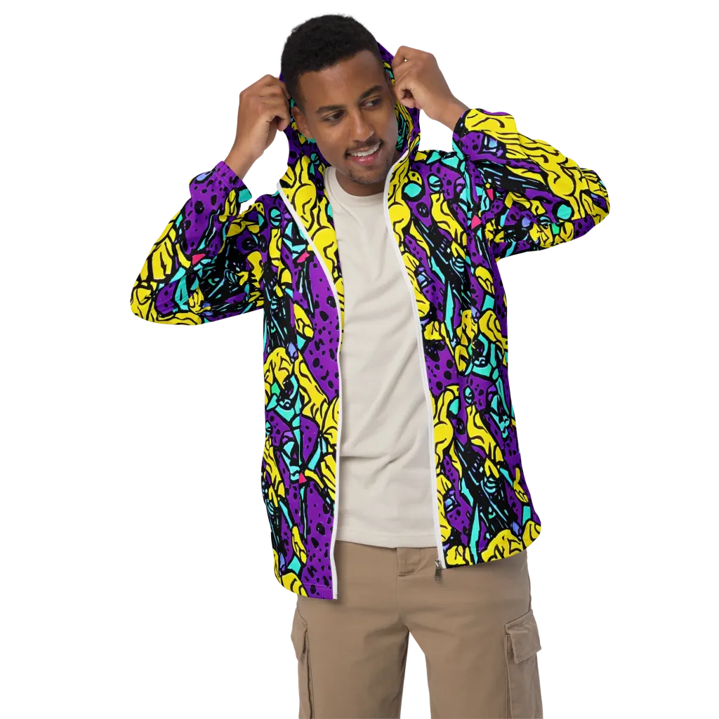 Wild Prism on Men's Windbreaker — Front