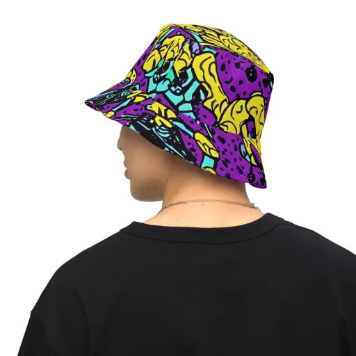 Wild Prism on a Reversible Bucket Hat