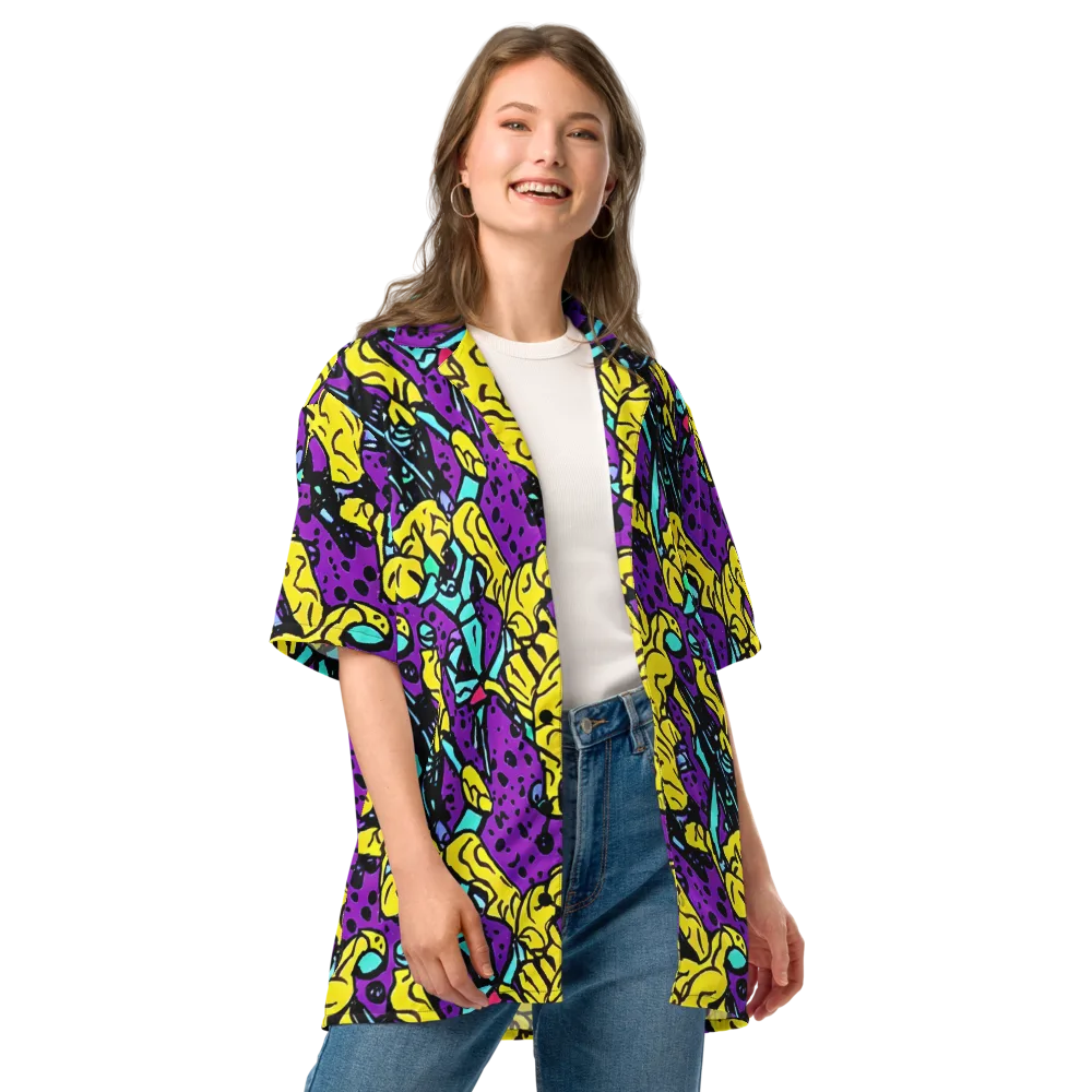 Wild Prism on Button Shirt — Front
