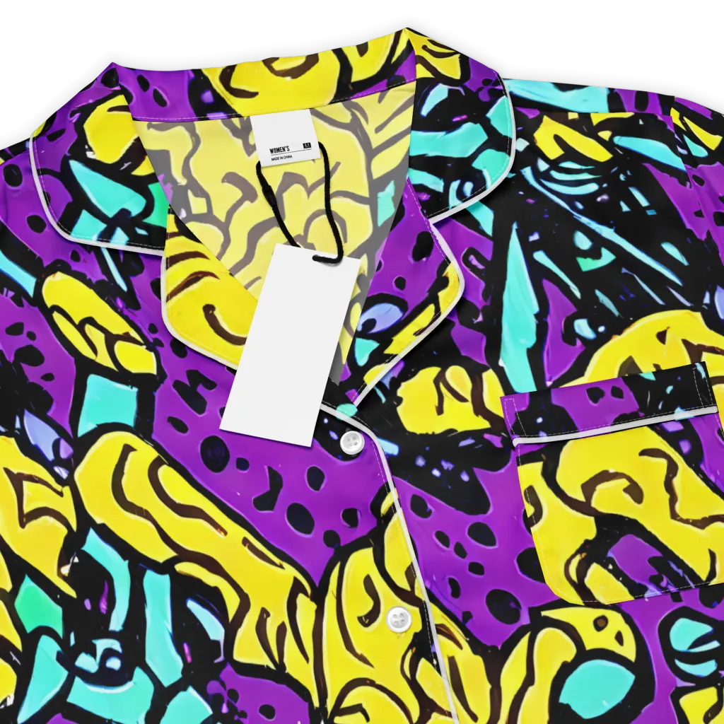 Wild Prism on Women's Short Sleeve Pajama Top — Product details