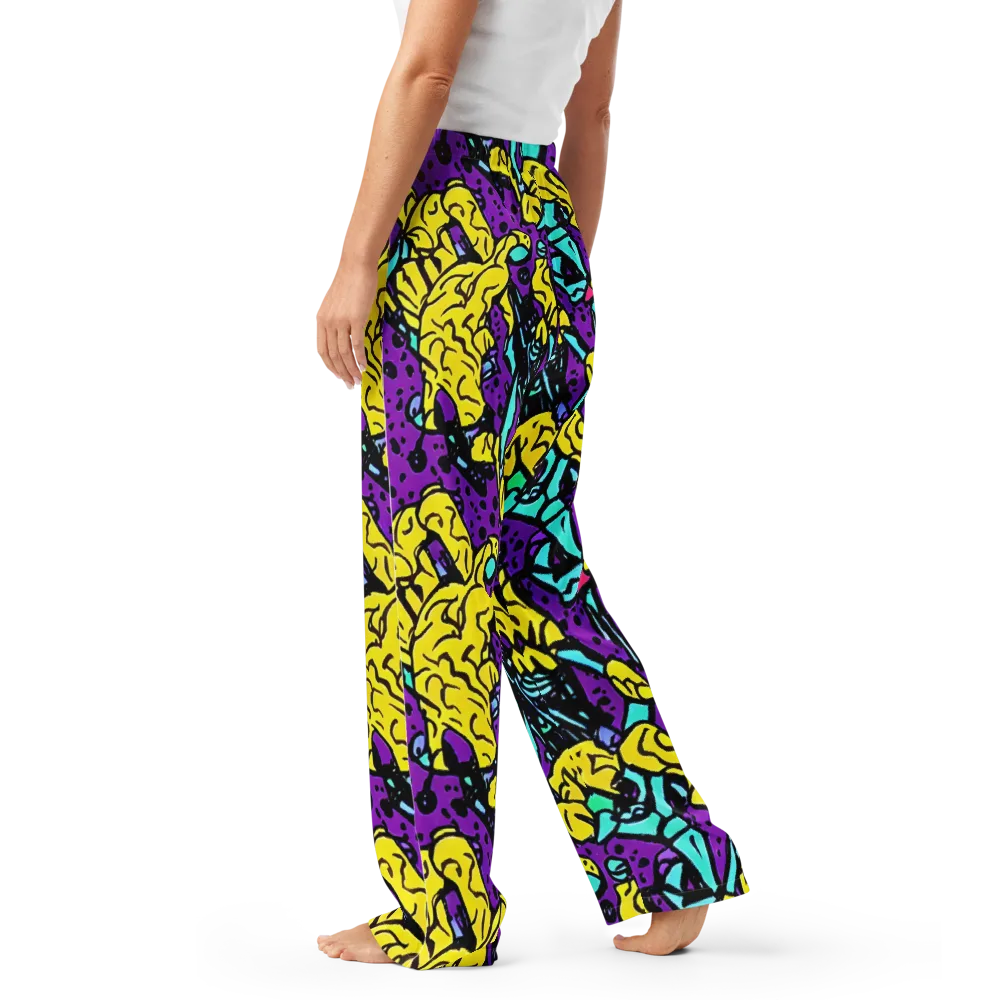 Wild Prism on Women's Pajama Pants — Left