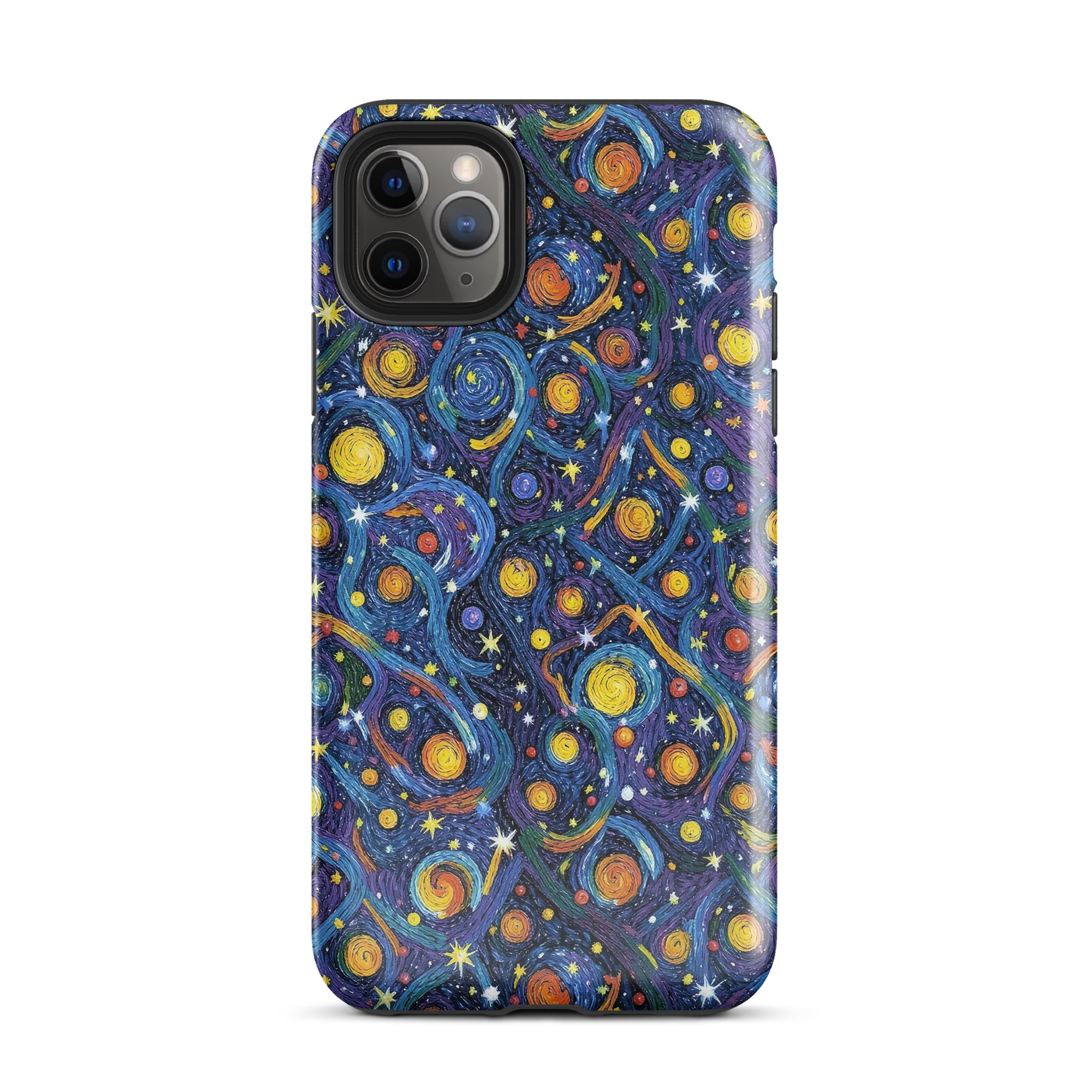 Starry Spiral on Tough Case for iPhone® — Front