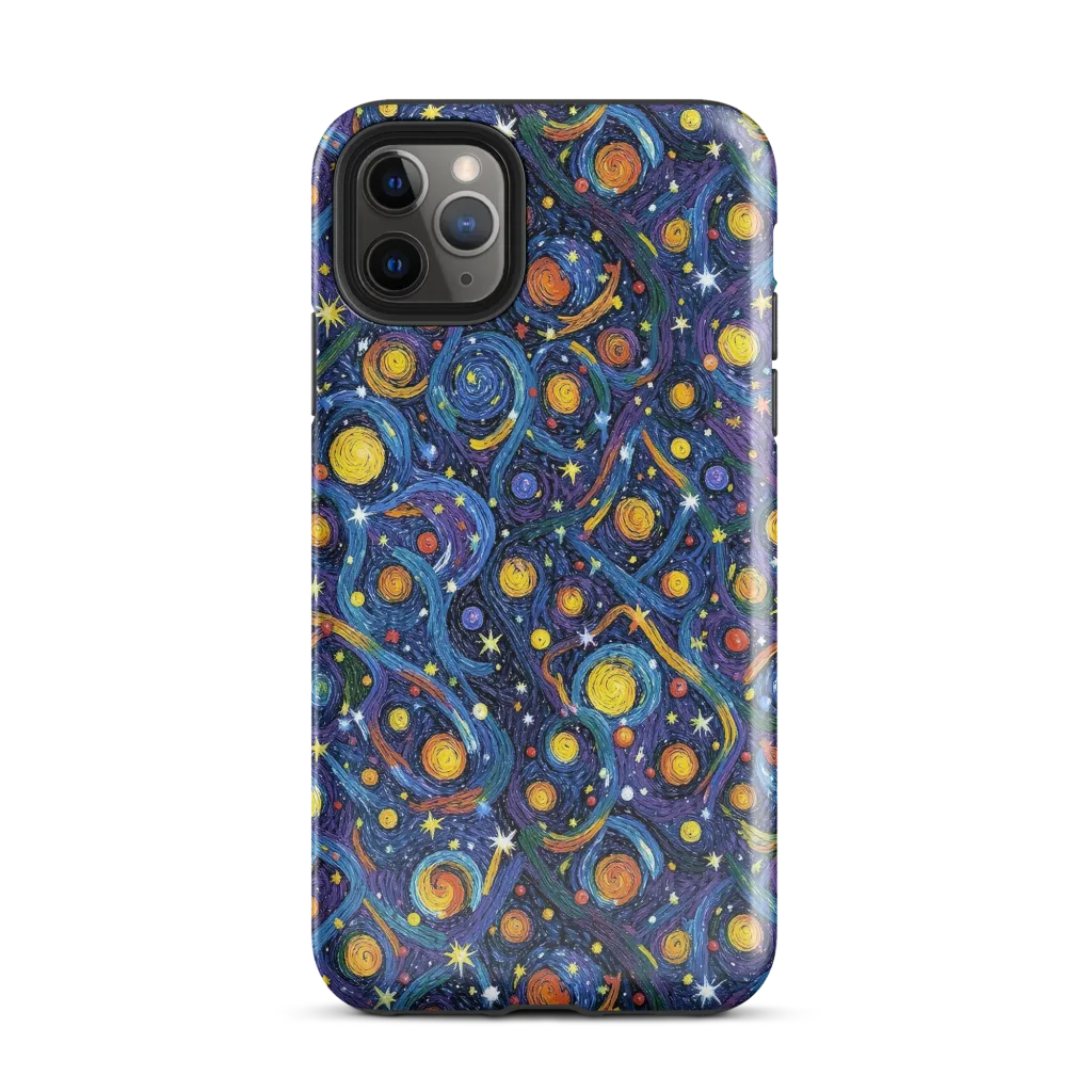 Starry Spiral on Tough Case for iPhone® — Front