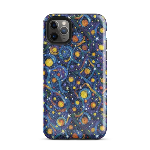 Starry Spiral on a Tough Case for iPhone®