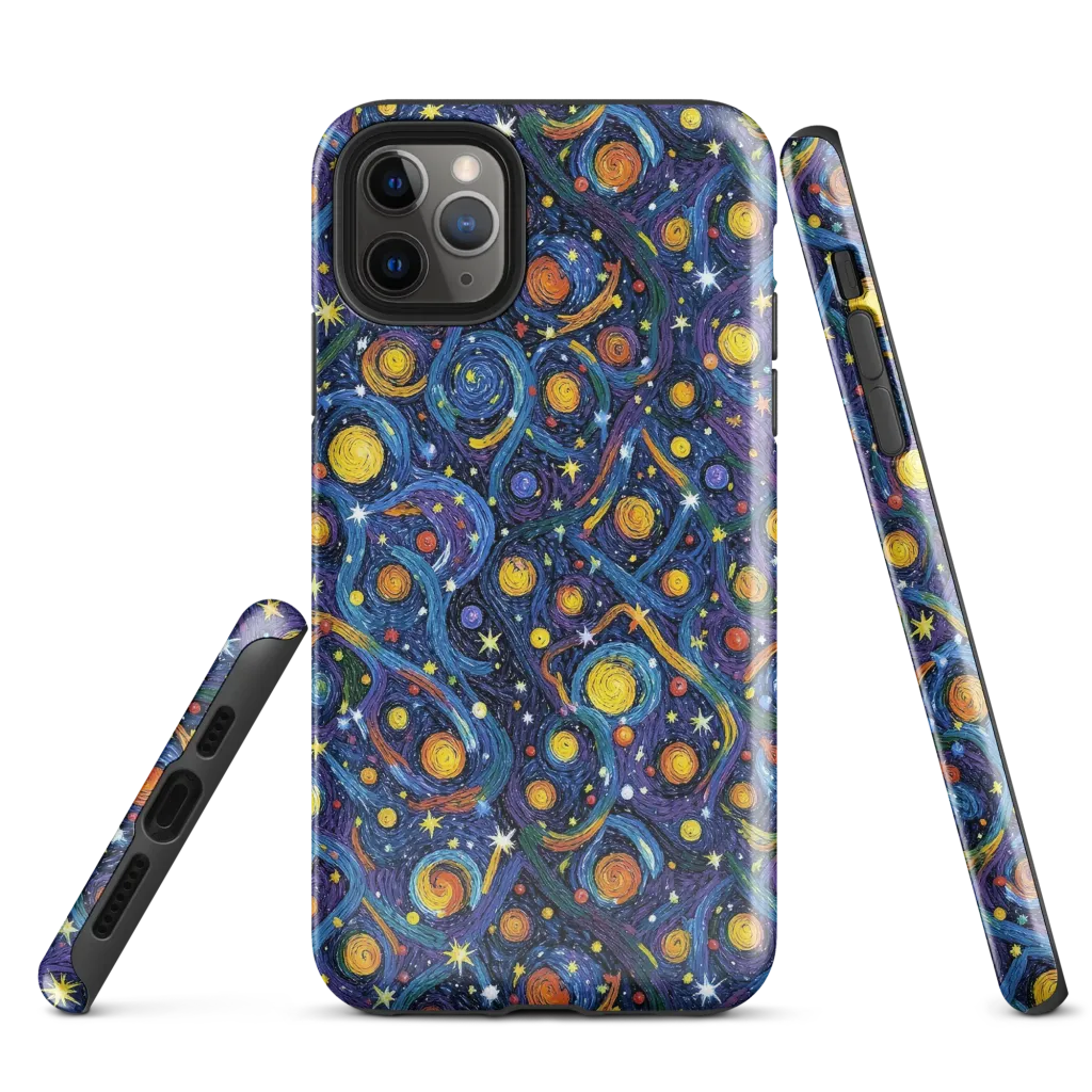 Starry Spiral on Tough Case for iPhone® — Front