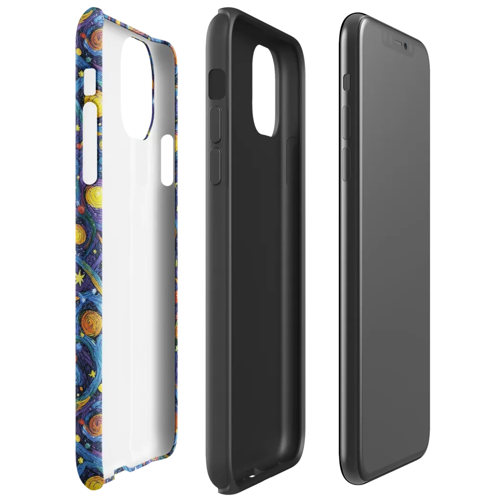 Starry Spiral on Tough Case for iPhone® — Right