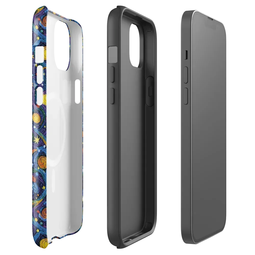 Starry Spiral on MagSafe Tough Case for iPhone® — Front
