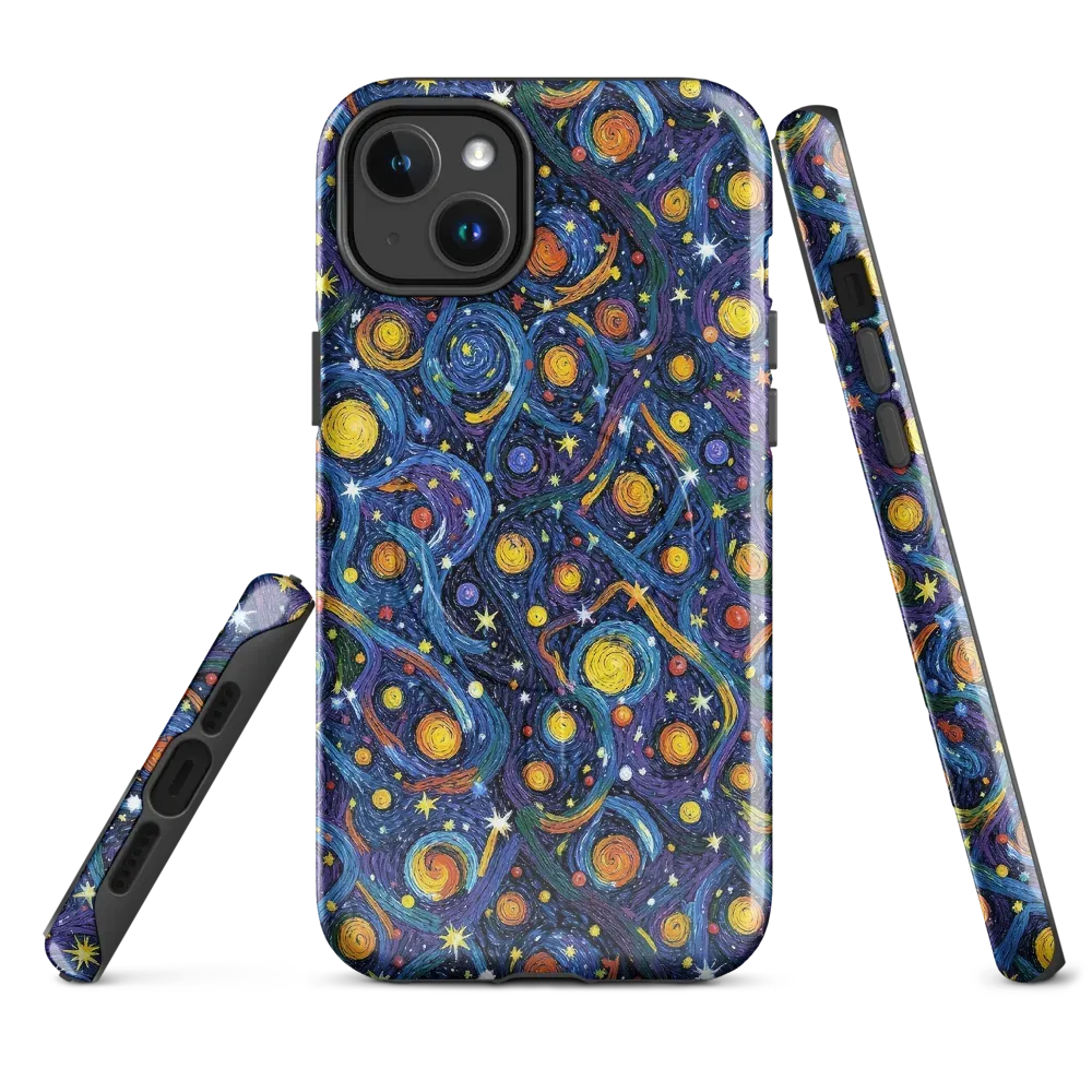 Starry Spiral on MagSafe Tough Case for iPhone® — Front