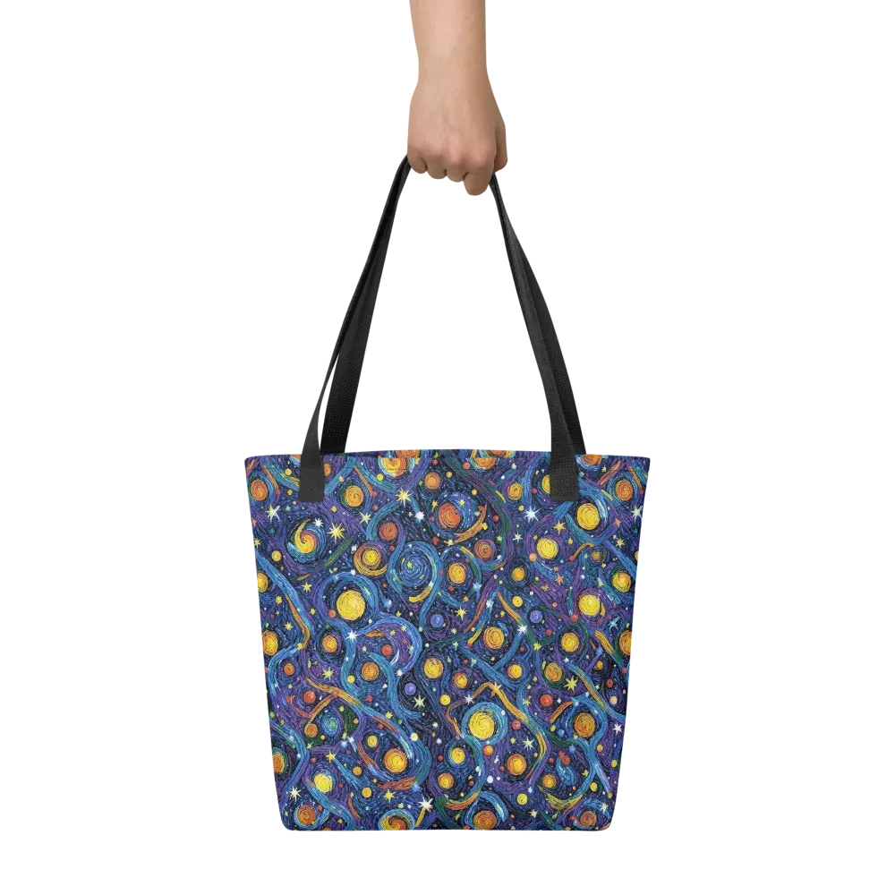 Starry Spiral on Tote Bag — Front