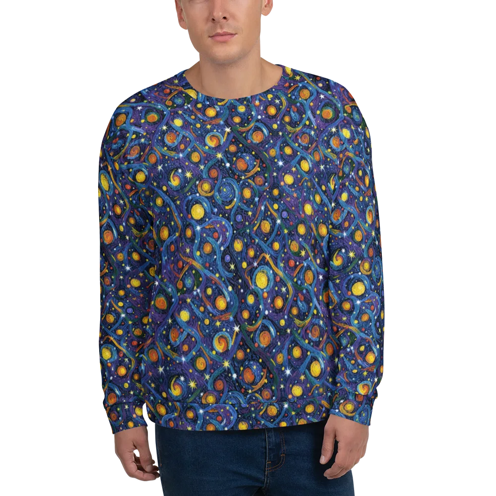 Starry Spiral on Sweatshirt — Front
