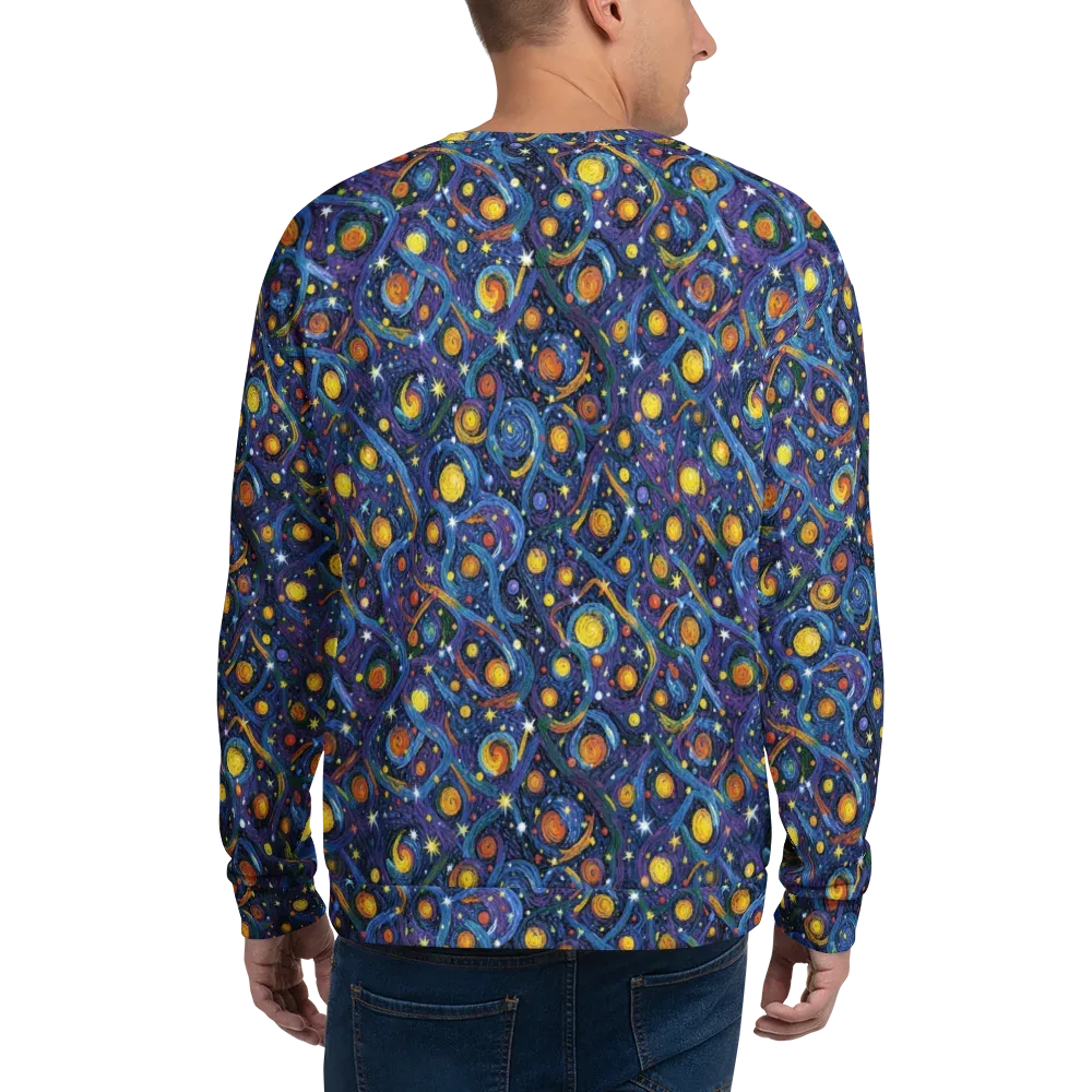 Starry Spiral on Sweatshirt — Back