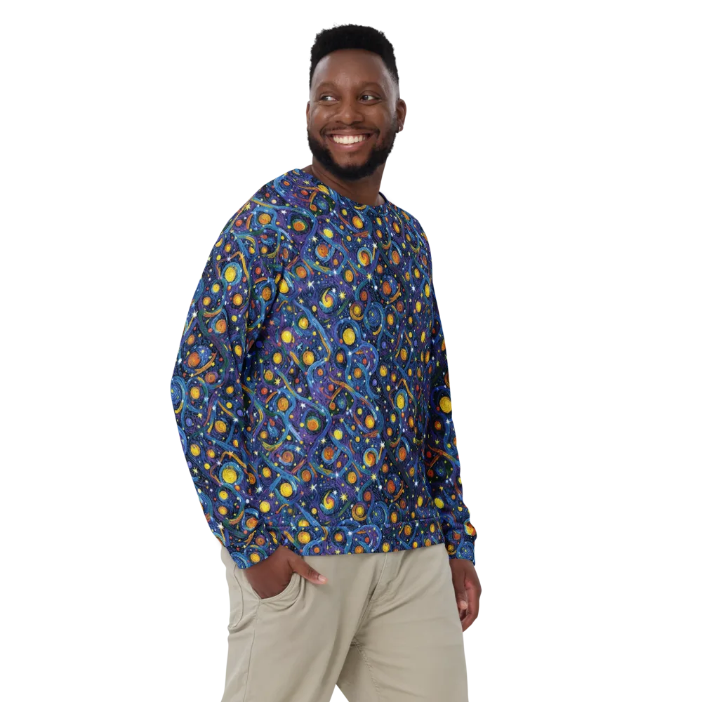 Starry Spiral on Sweatshirt — Front
