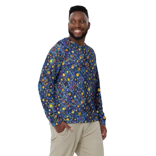 Starry Spiral on a Sweatshirt