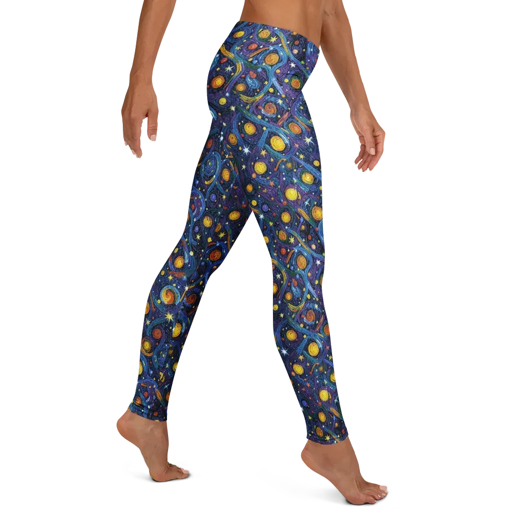 Starry Spiral on Leggings — Right