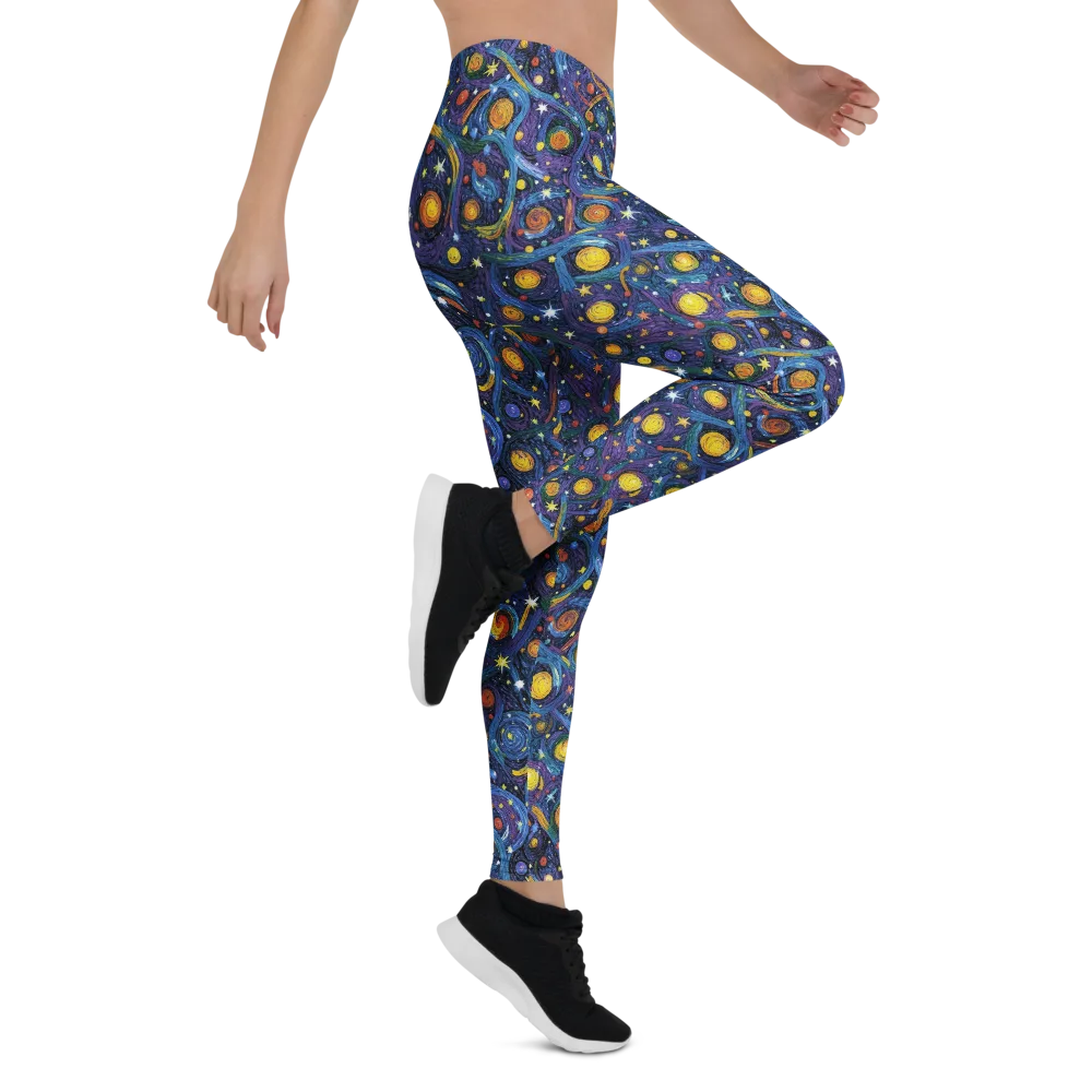 Starry Spiral on Leggings — Right