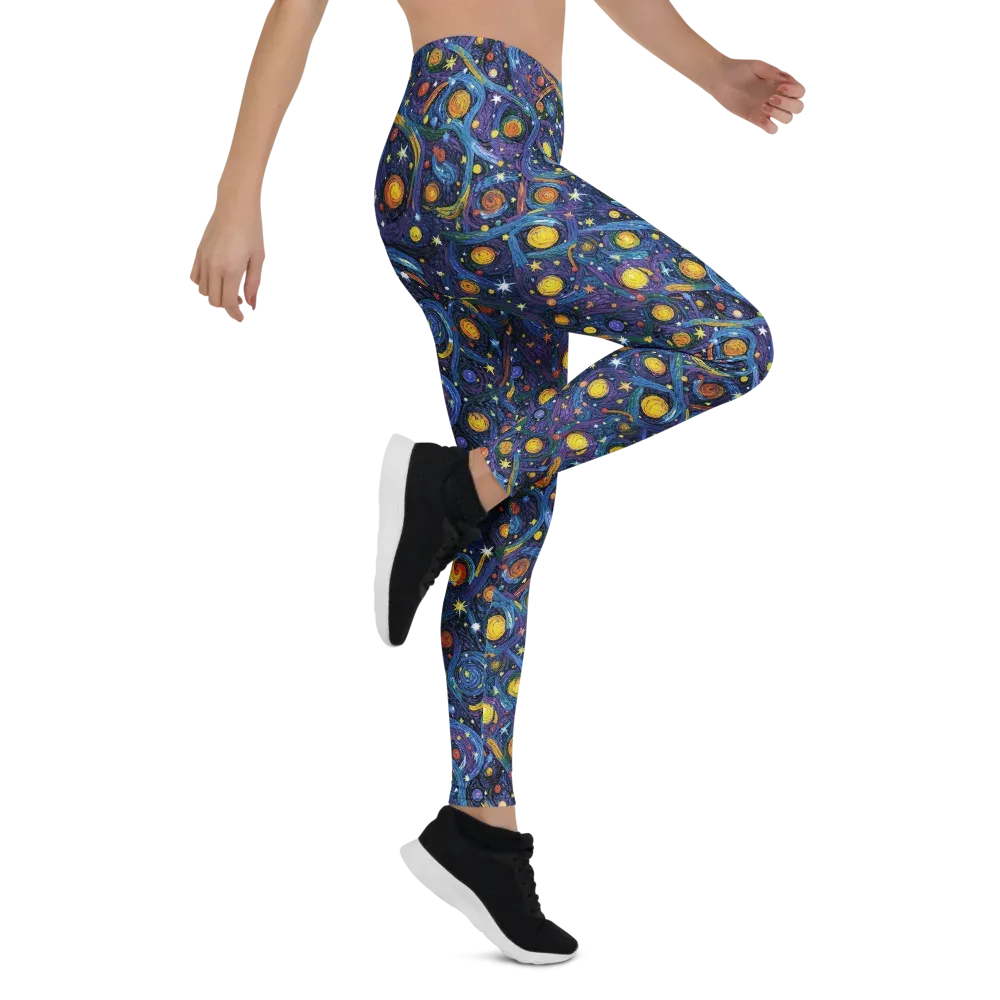 Starry Spiral on Leggings — Right