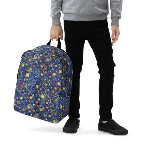 Starry Spiral on a Minimalist Backpack