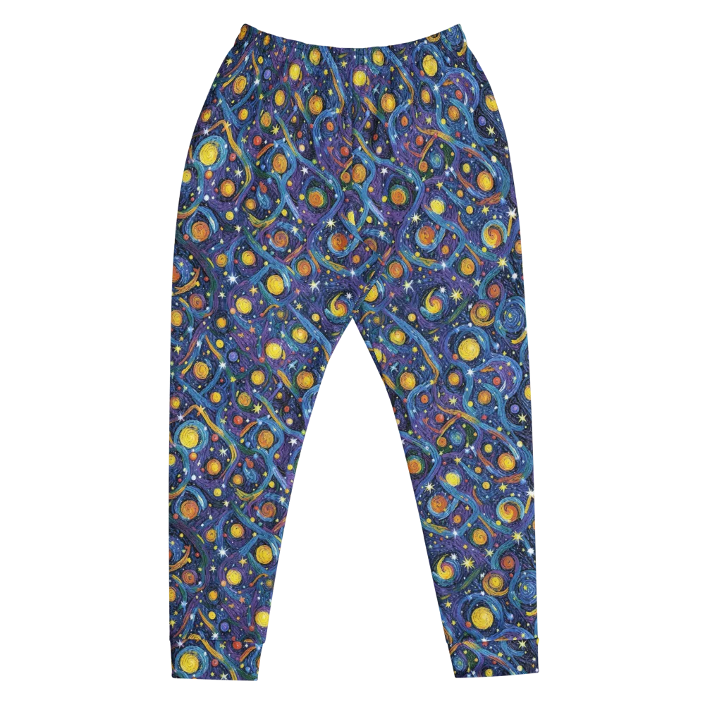 Starry Spiral on Men's Joggers — Front