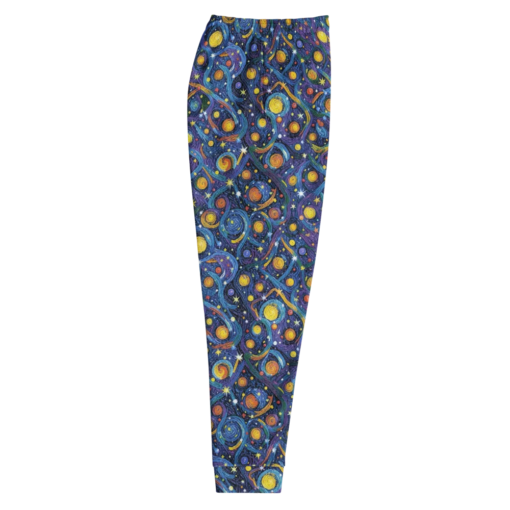 Starry Spiral on Men's Joggers — Right