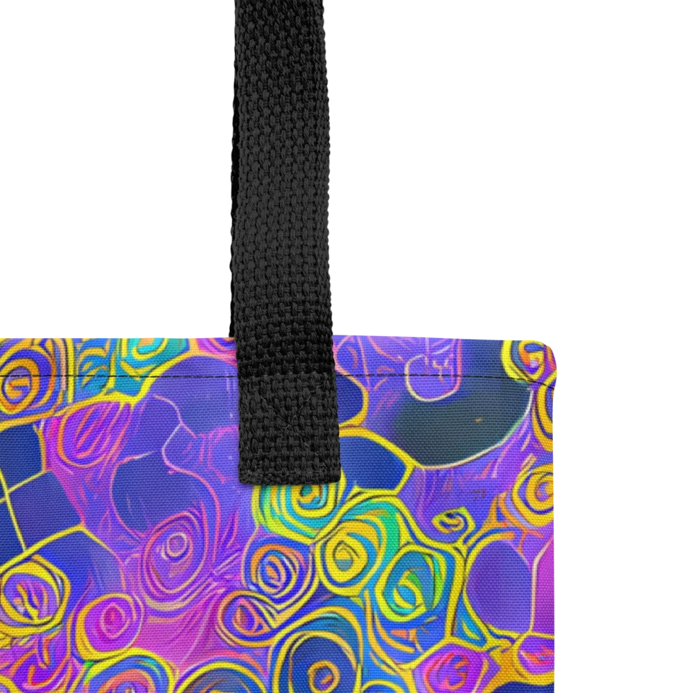 Neon Spiral Current on Tote Bag — Product details