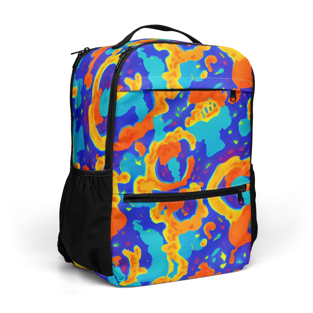 Surreal Surf on Utility Backpack — Right Front