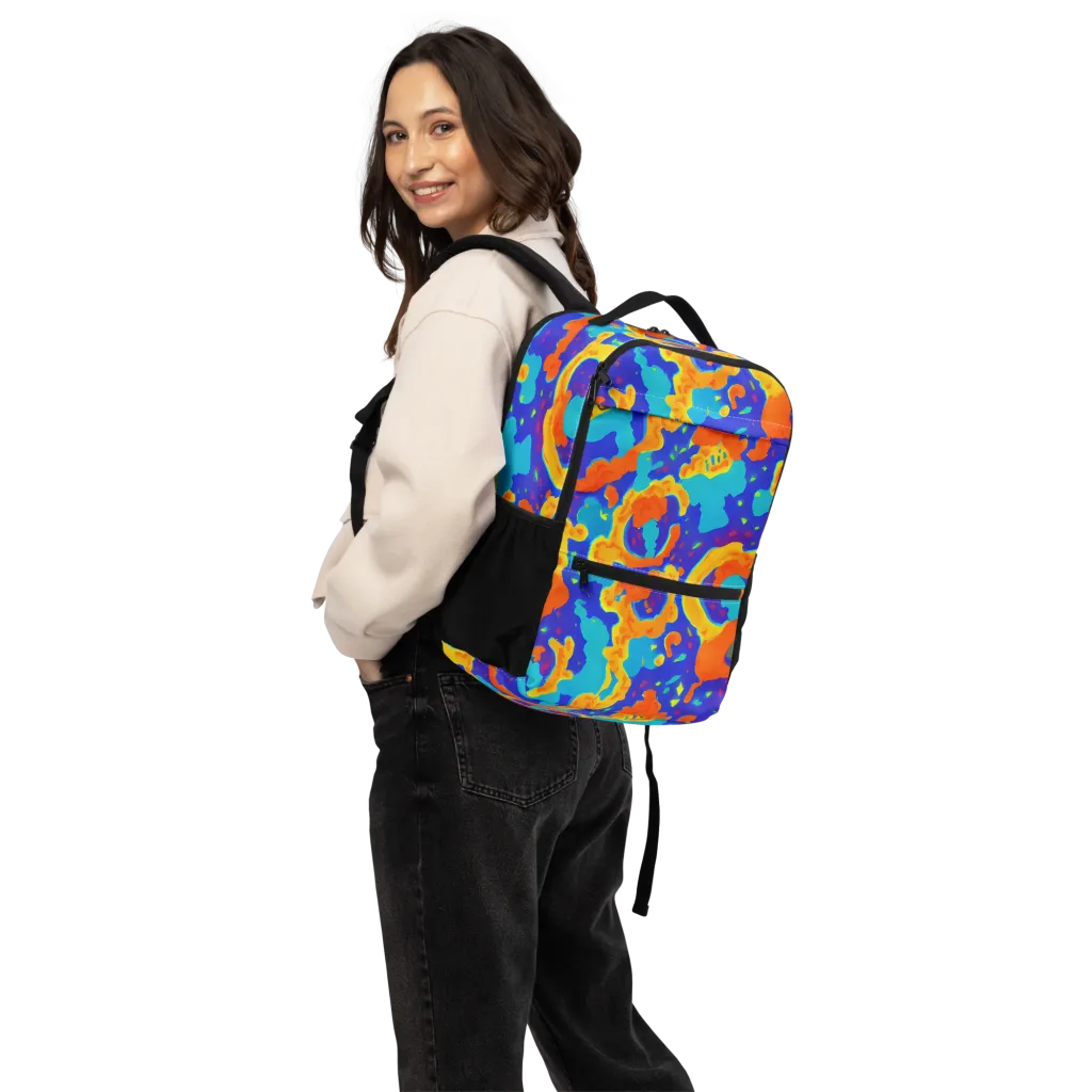 Surreal Surf on Utility Backpack — Back