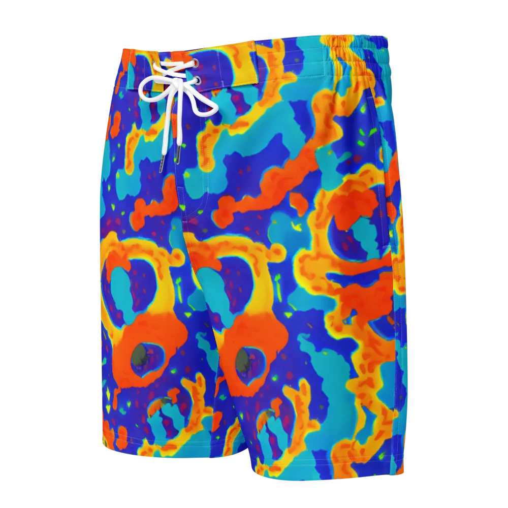 Surreal Surf on Men's Board Shorts — Front