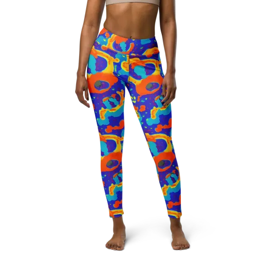 Surreal Surf on a Yoga Leggings