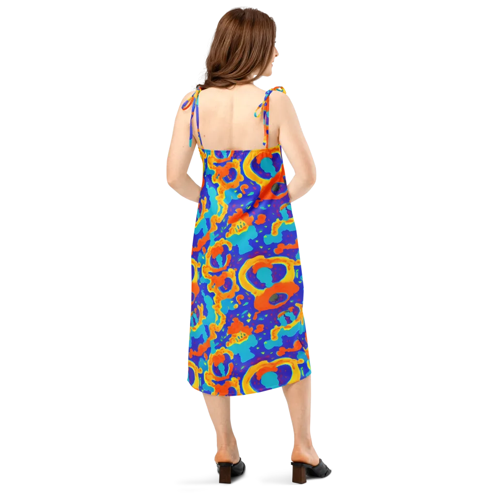 Surreal Surf on Slip Dress — Back