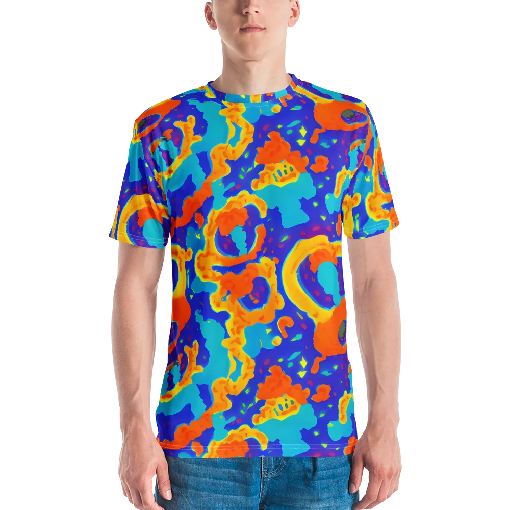 Surreal Surf on Men's Crew Neck T-Shirt — Front