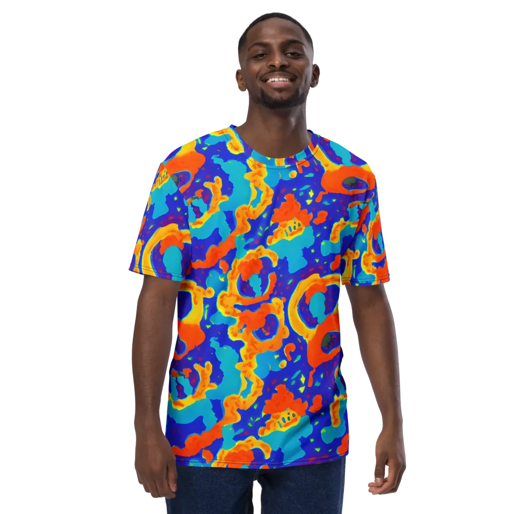 Surreal Surf on Men's Crew Neck T-Shirt — Front