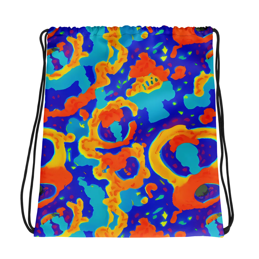 Surreal Surf on Drawstring Bag — Photo