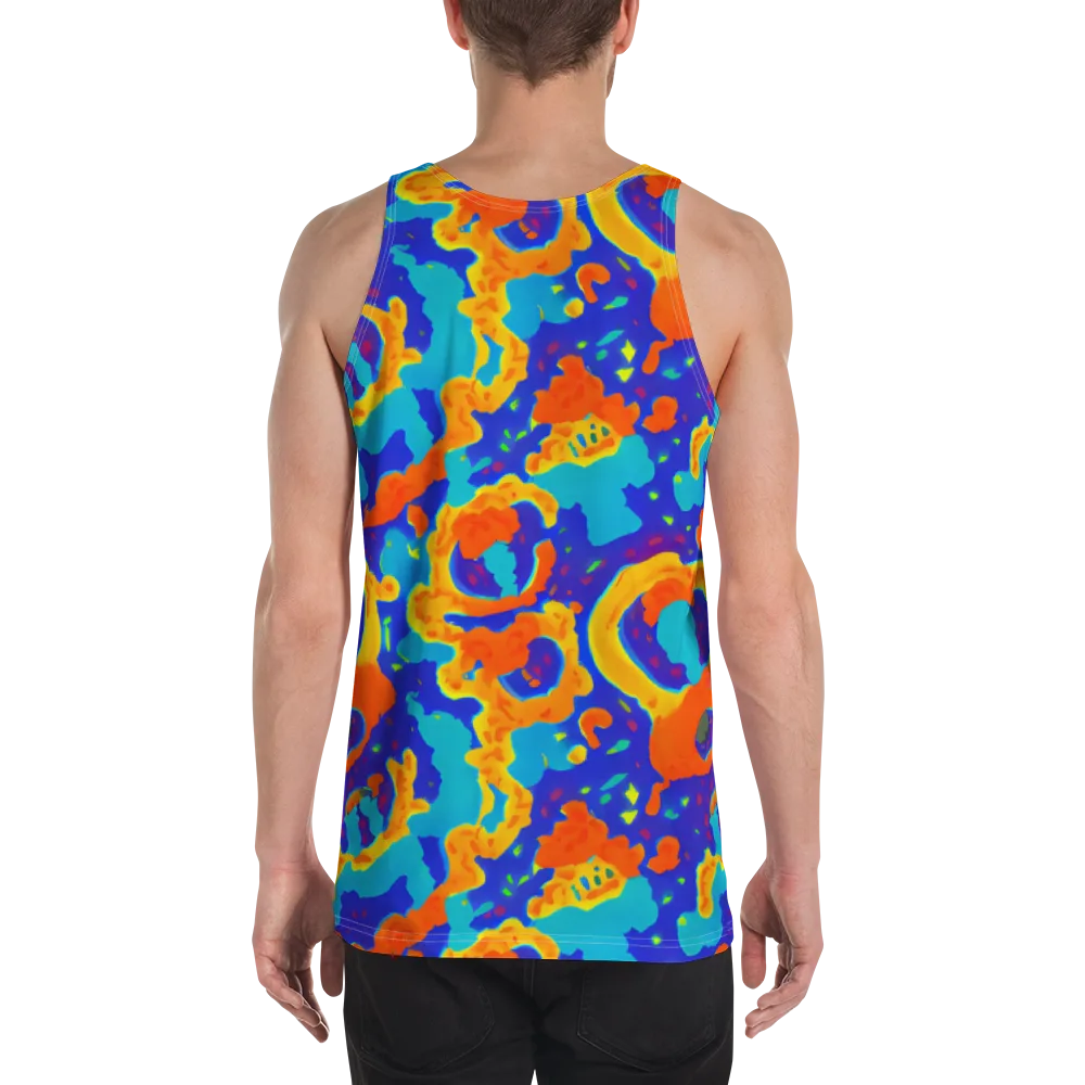 Surreal Surf on Men's Tank Top — Back